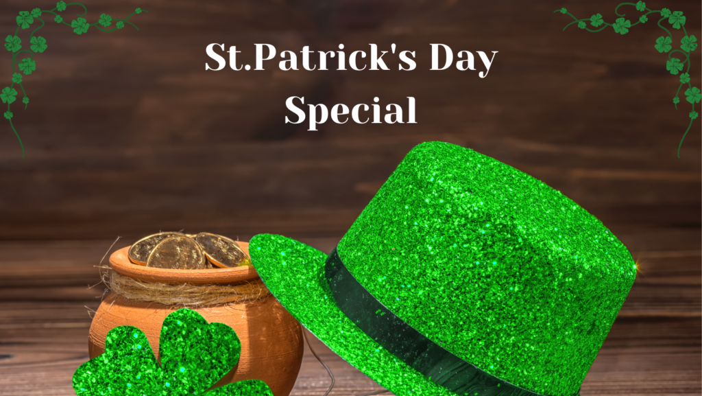 a st patrick's day special hat and pot of gold