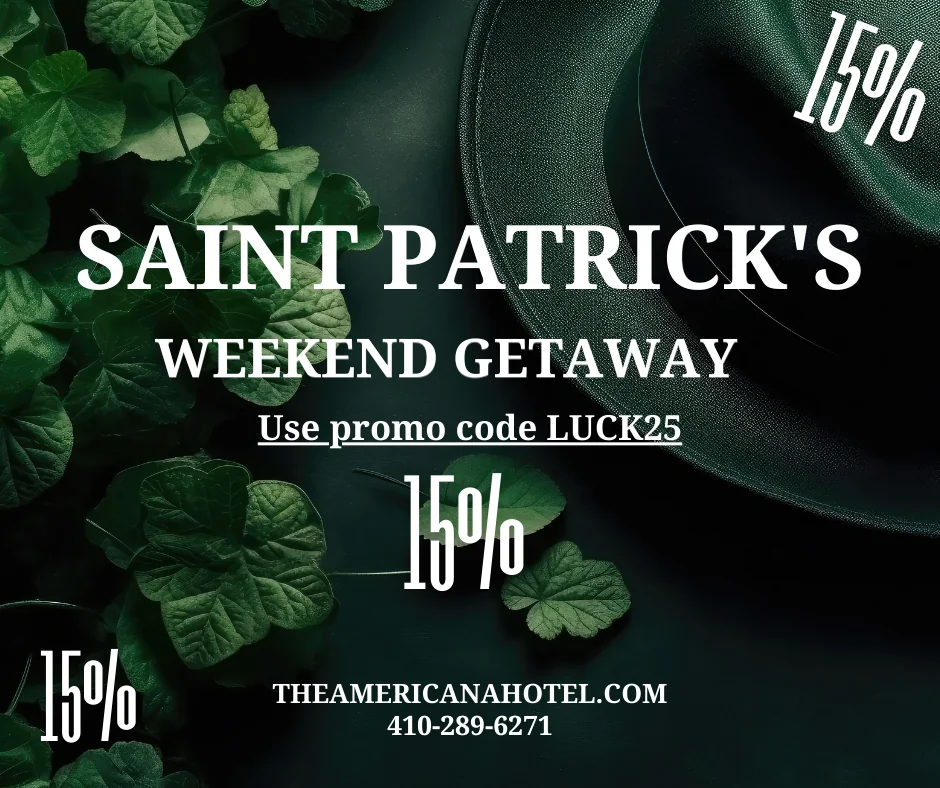 Saint Patricks Weekend Getaway: 15% OFF PROMO